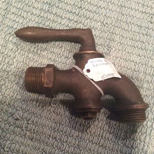 Vintage Brass Barrel Spicket